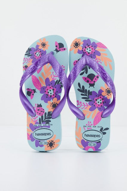 HAVAIANAS KIDS FLORES FC en color VIOLETA  (1)