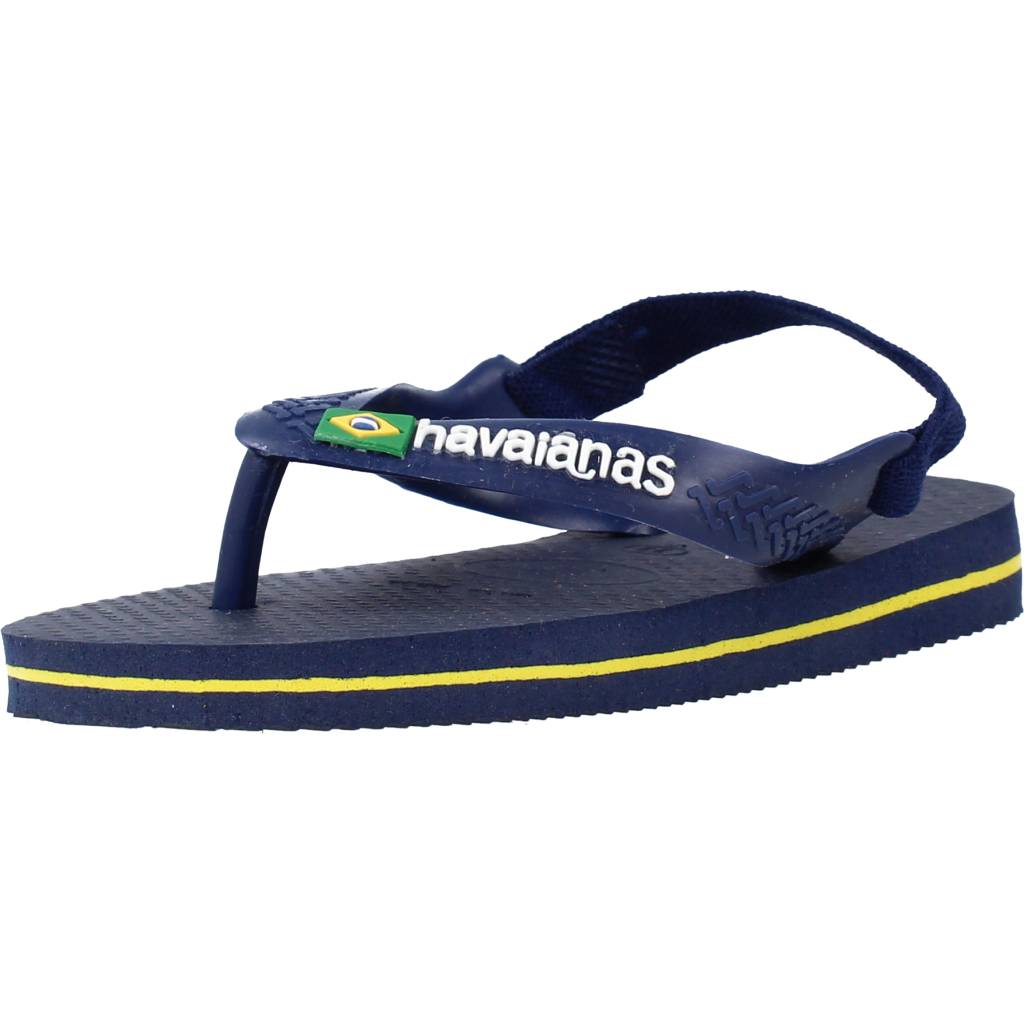 HAVAIANAS BABY BRASIL LOGO II en color AZUL  (1)