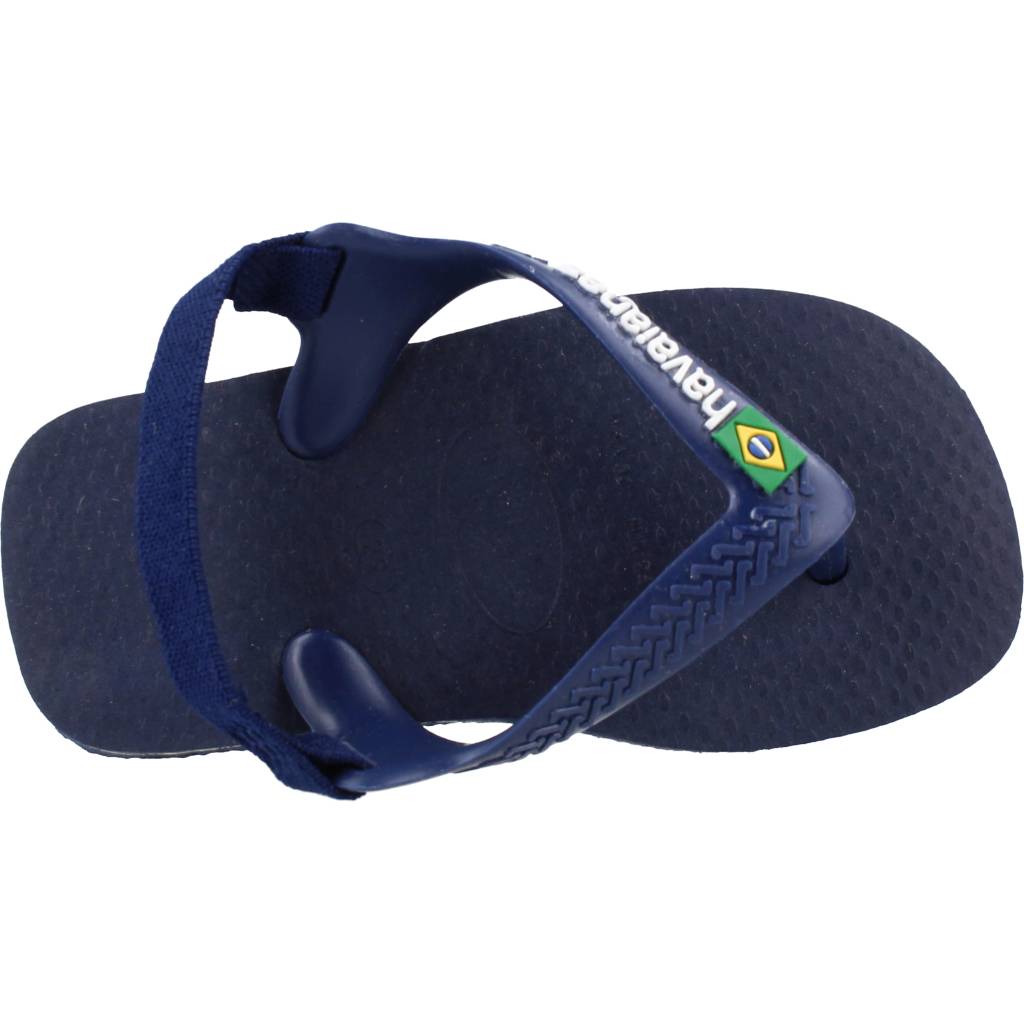 HAVAIANAS BABY BRASIL LOGO II en color AZUL  (7)