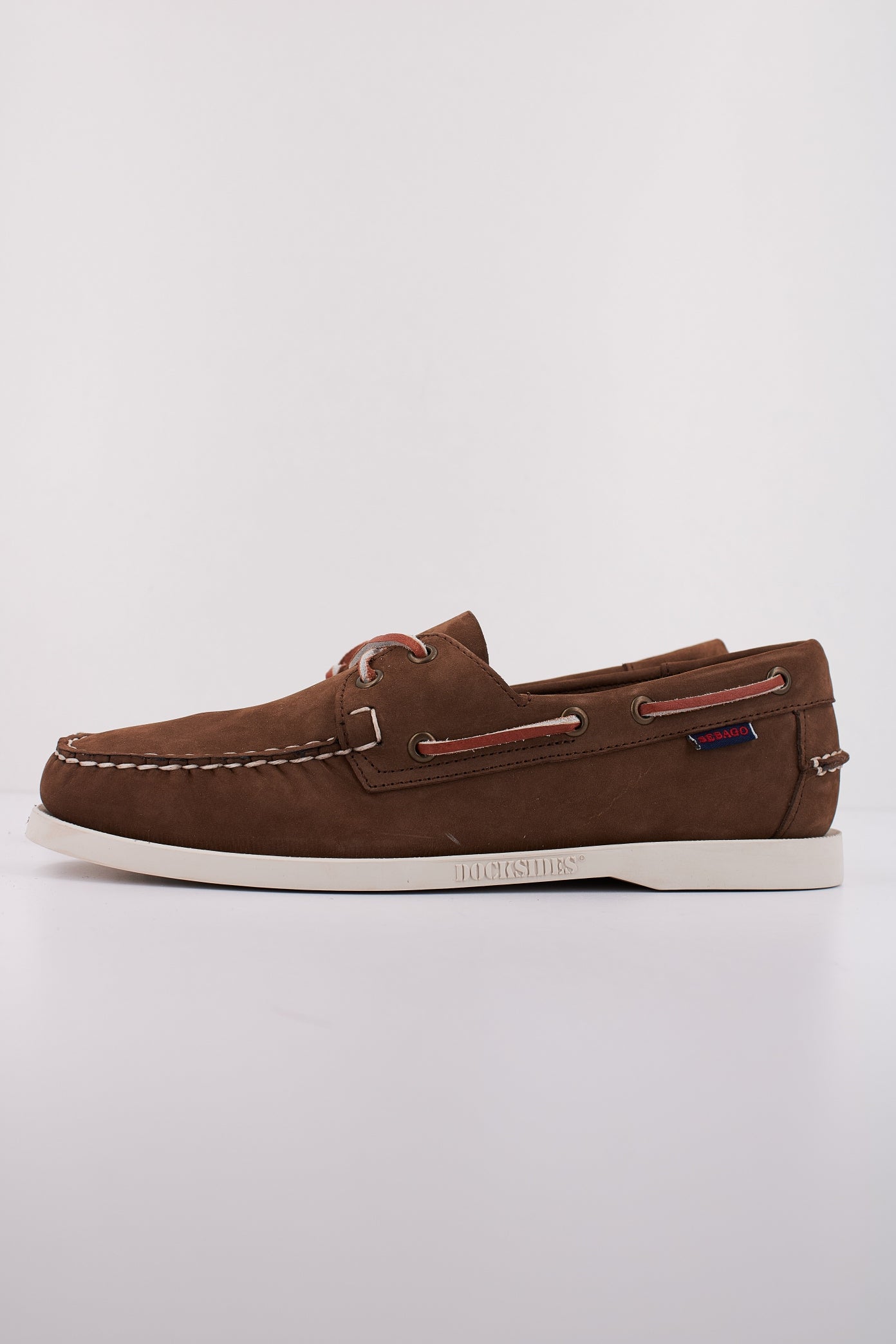 SEBAGO  DOCKSIDES PORTLAND NUBUCK en color MARRON  (1)