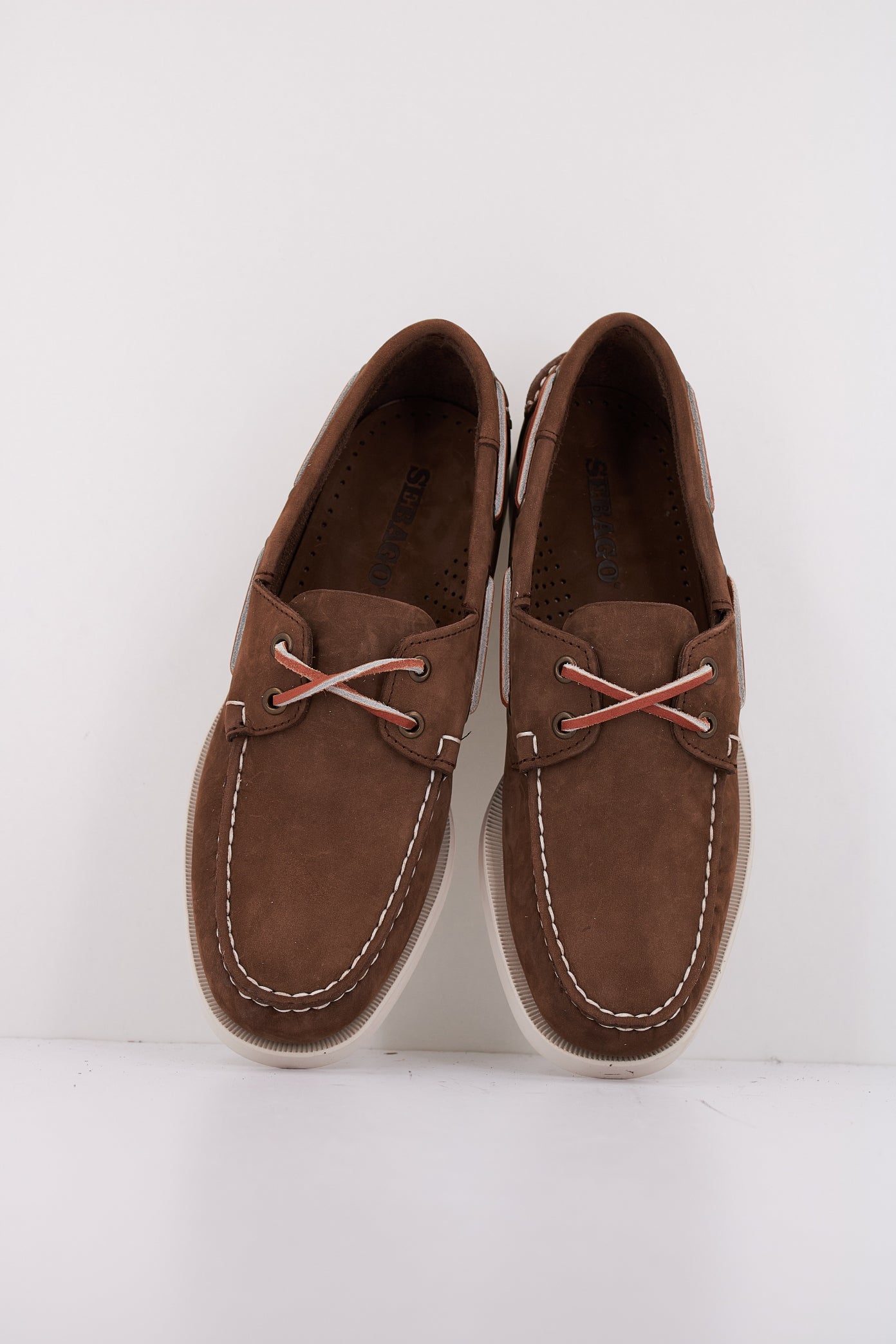 SEBAGO  DOCKSIDES PORTLAND NUBUCK en color MARRON  (3)