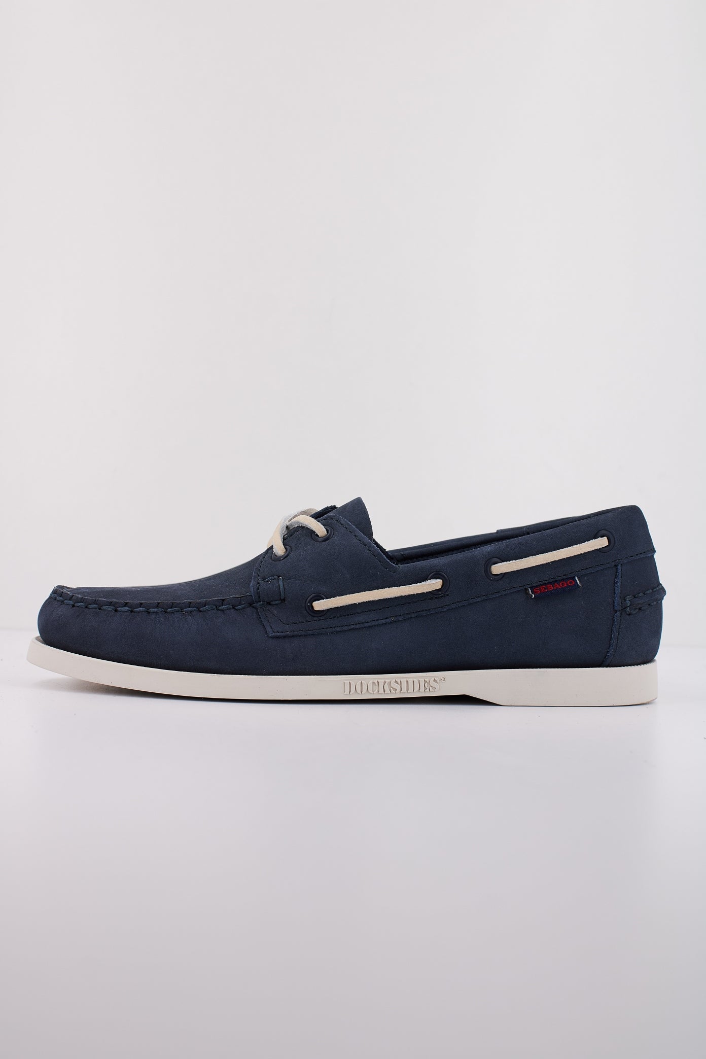 SEBAGO  DOCKSIDES PORTLAND NUBUCK en color AZUL  (1)