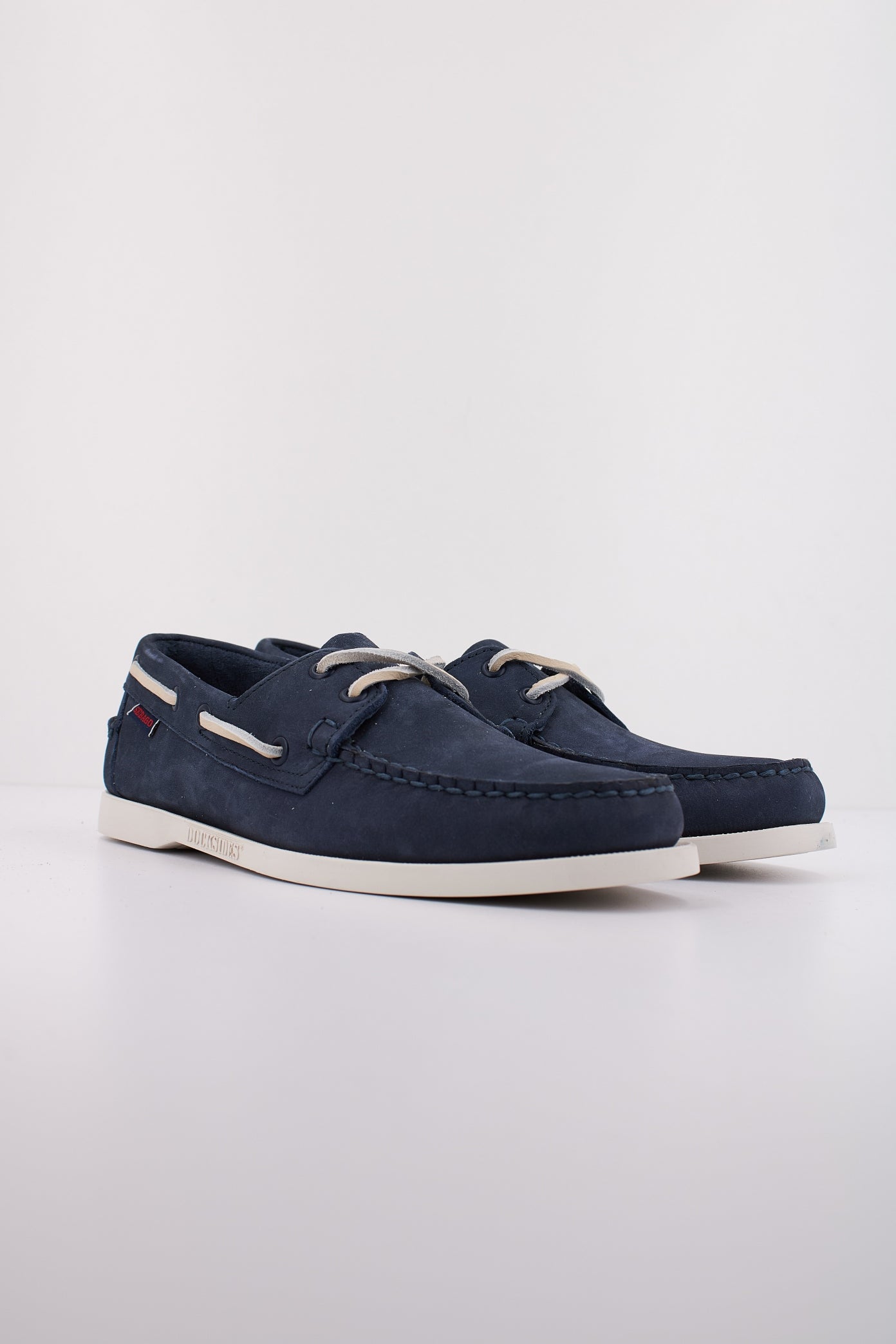 SEBAGO  DOCKSIDES PORTLAND NUBUCK en color AZUL  (2)