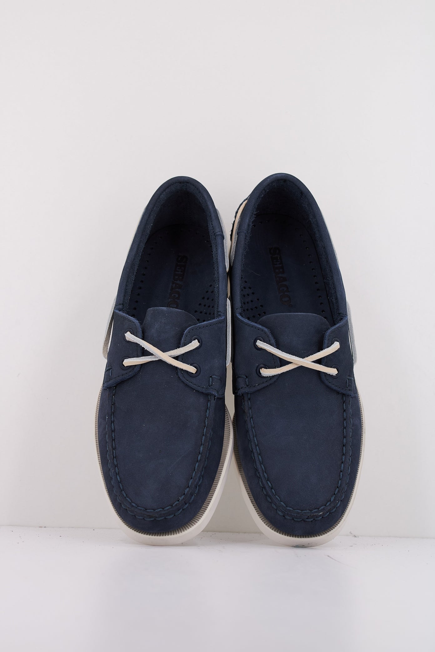 SEBAGO  DOCKSIDES PORTLAND NUBUCK en color AZUL  (3)