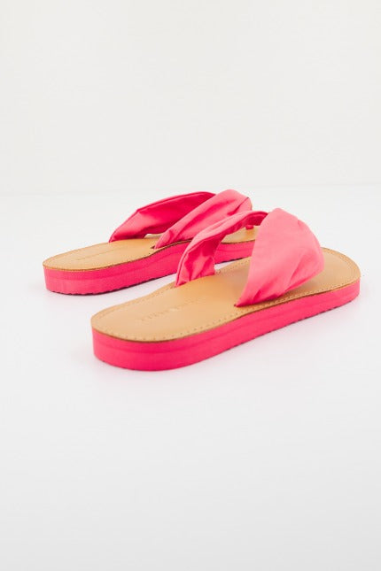 TOMMY HILFIGER LEATHER FOOTBED BEACH SA en color ROSA  (3)