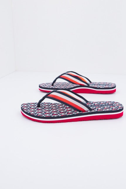 TOMMY HILFIGER TH MONOGRAM FLAT BEACH S en color AZUL  (1)