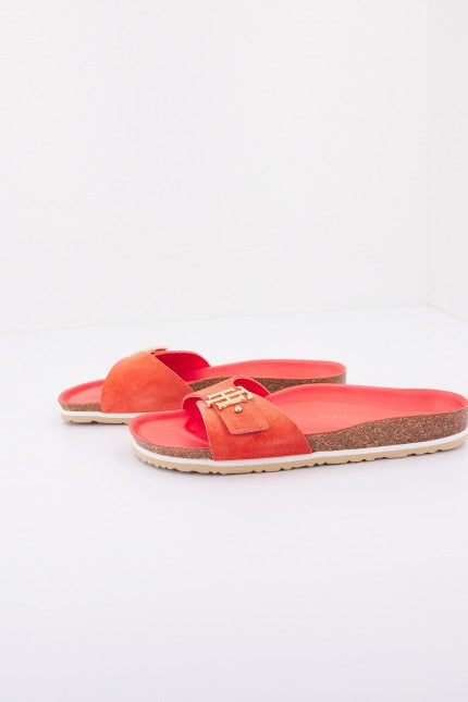 TOMMY HILFIGER TH MOLDED FOOTBED FLAT S en color NARANJA  (3)