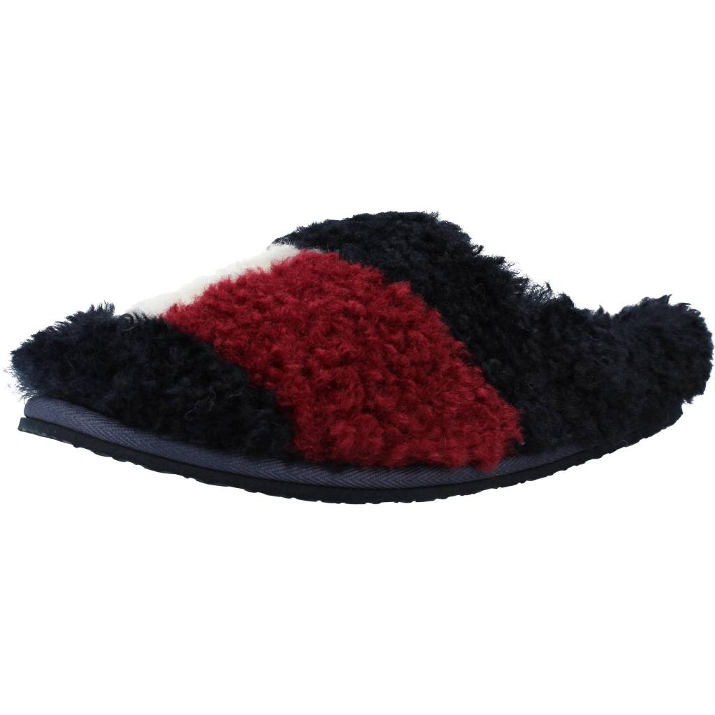 TOMMY HILFIGER  TH HOME SLIPPER SHERPA F en color AZUL  (1)