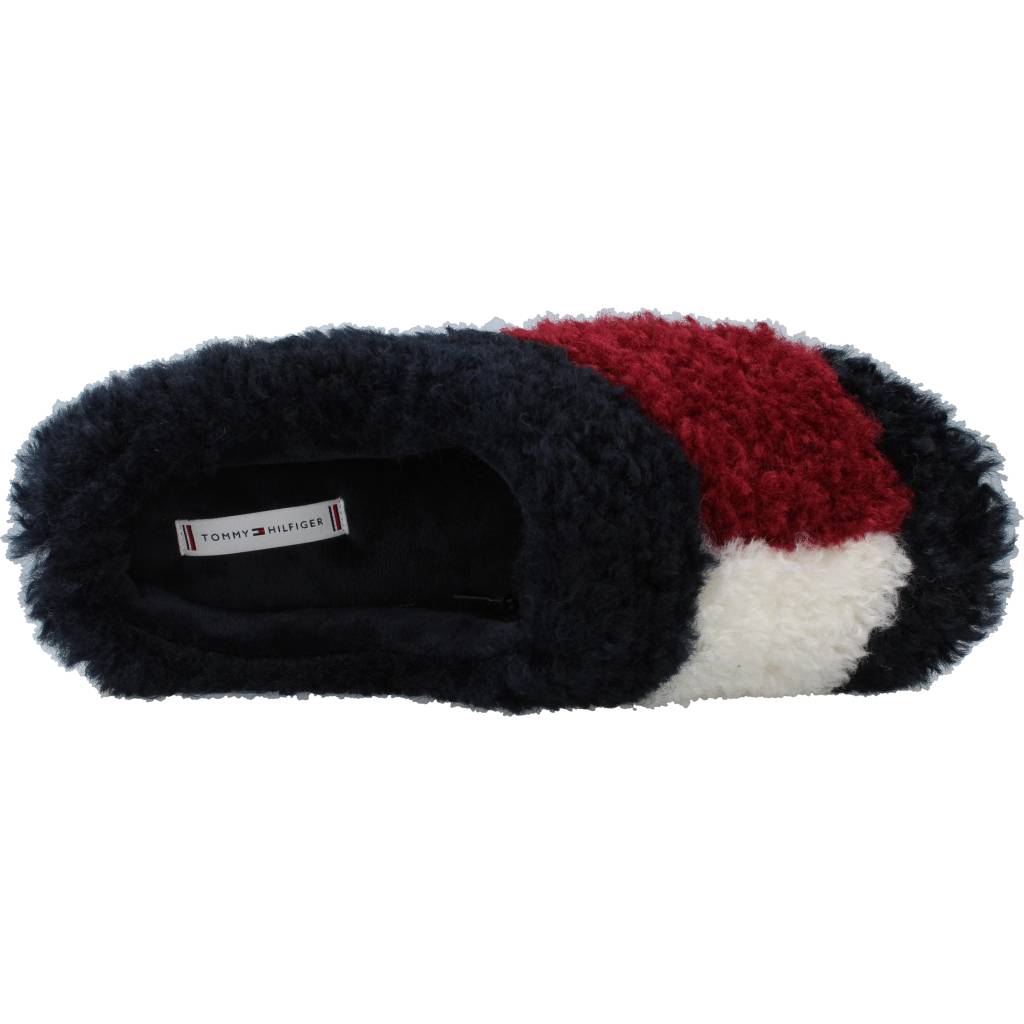 TOMMY HILFIGER  TH HOME SLIPPER SHERPA F en color AZUL  (7)