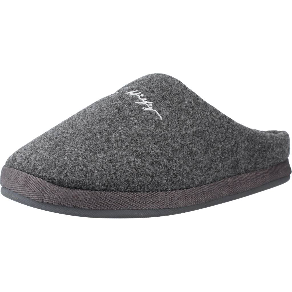 TOMMY HILFIGER SLIPPER FELT en color GRIS  (1)