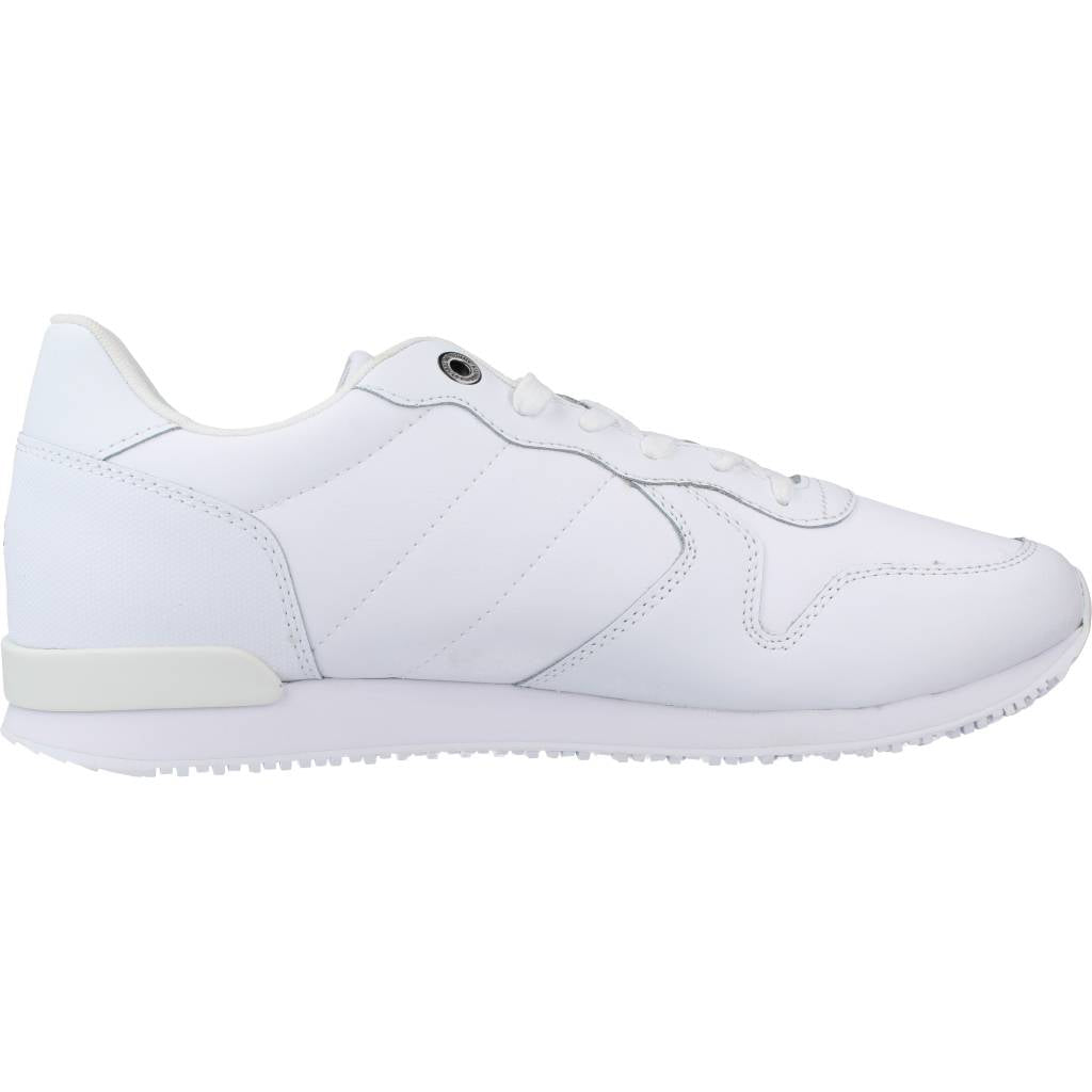 TOMMY HILFIGER  ICONIC RUNNER LEATHER en color BLANCO  (4)