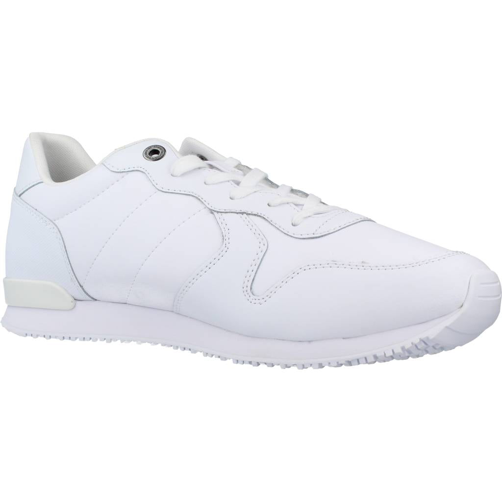 TOMMY HILFIGER  ICONIC RUNNER LEATHER en color BLANCO  (5)