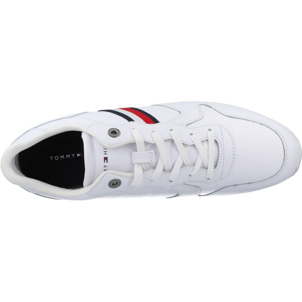 TOMMY HILFIGER  ICONIC RUNNER LEATHER en color BLANCO  (7)