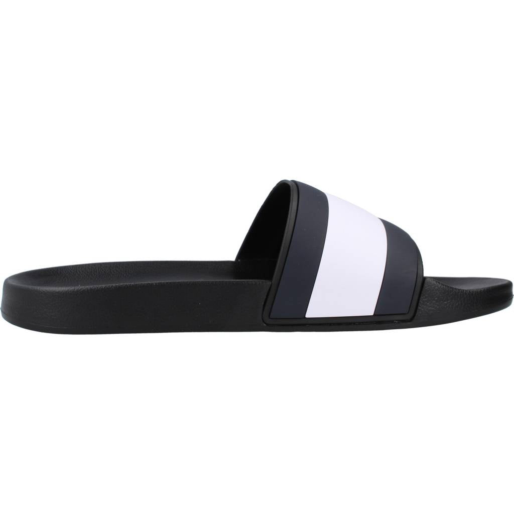 TOMMY HILFIGER RUBBER TH FLAG POOL SLID en color NEGRO  (4)