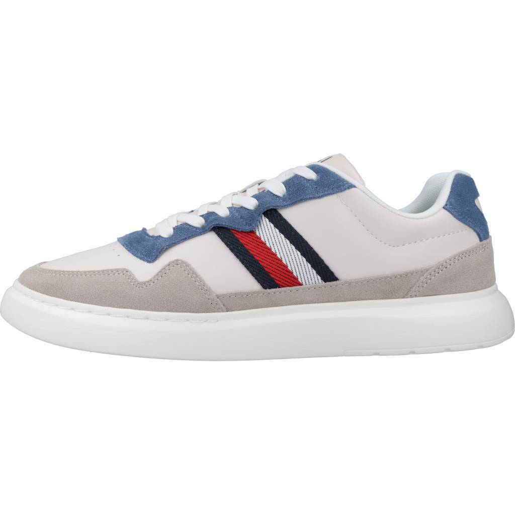 TOMMY HILFIGER LIGHTWEIGHT LEATHER MIX en color GRIS  (2)