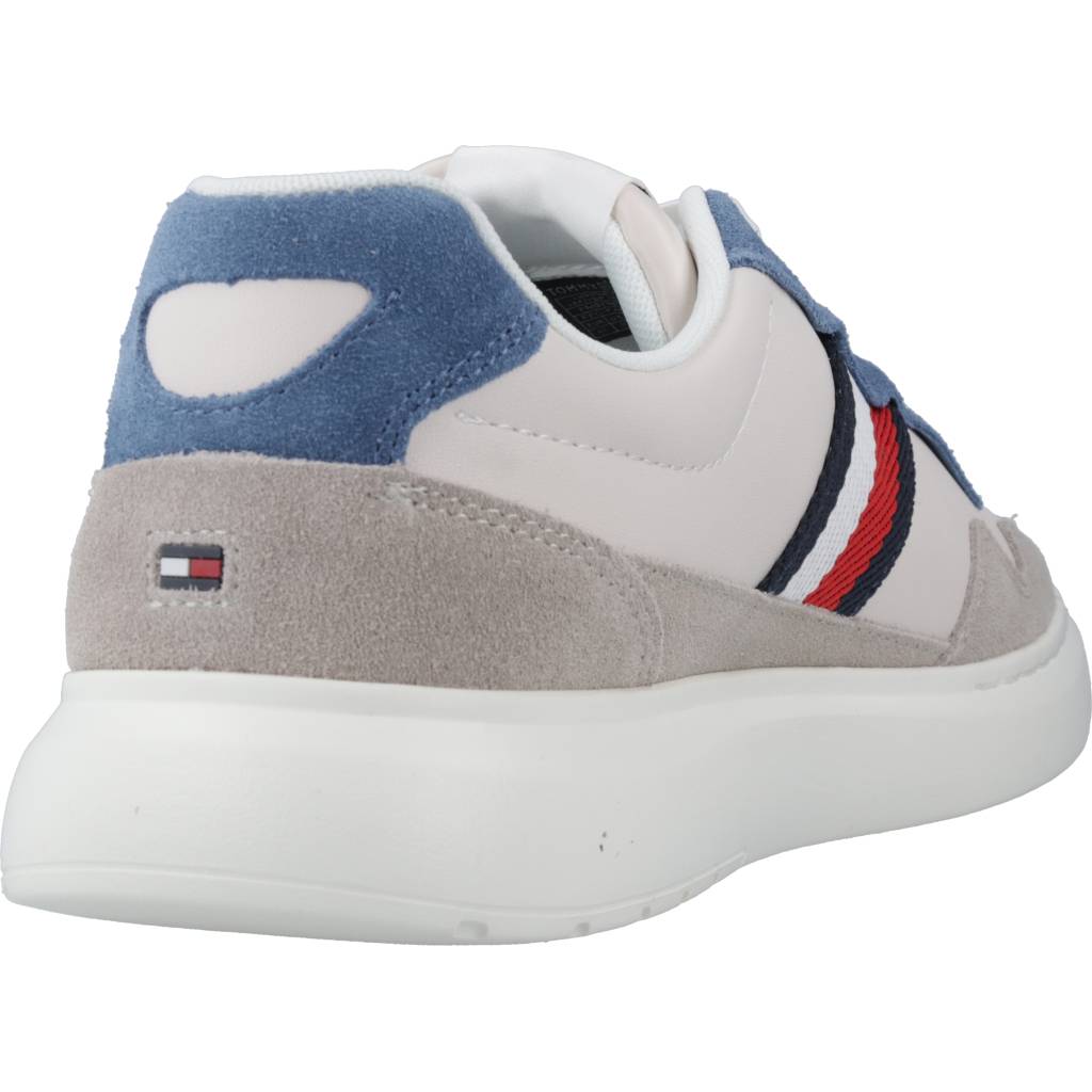 TOMMY HILFIGER LIGHTWEIGHT LEATHER MIX en color GRIS  (3)