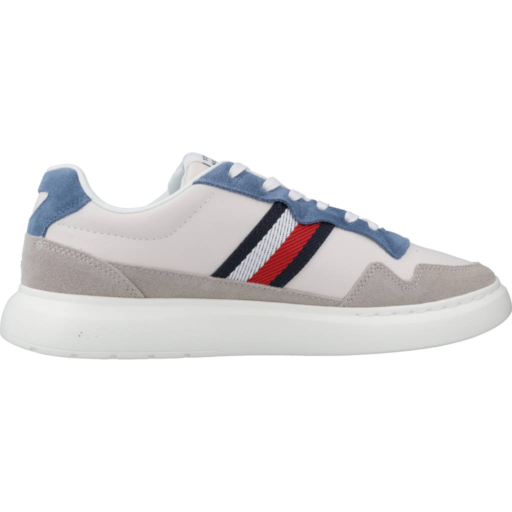 TOMMY HILFIGER LIGHTWEIGHT LEATHER MIX en color GRIS  (4)