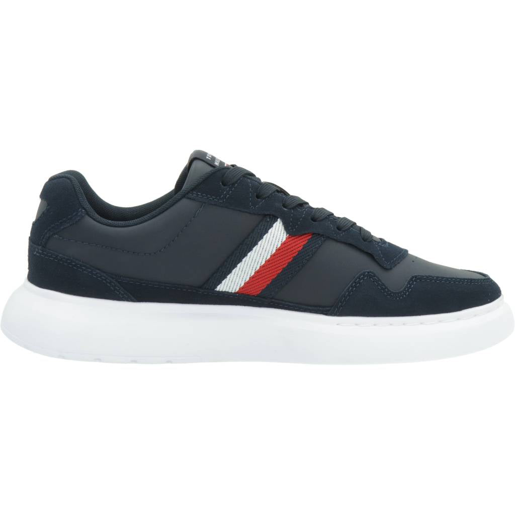 TOMMY HILFIGER LIGHTWEIGHT LEATHER MIX en color AZUL  (4)