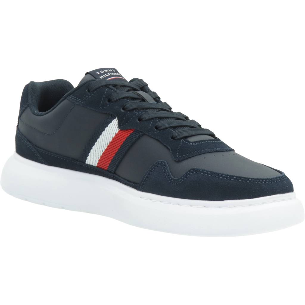 TOMMY HILFIGER LIGHTWEIGHT LEATHER MIX en color AZUL  (5)