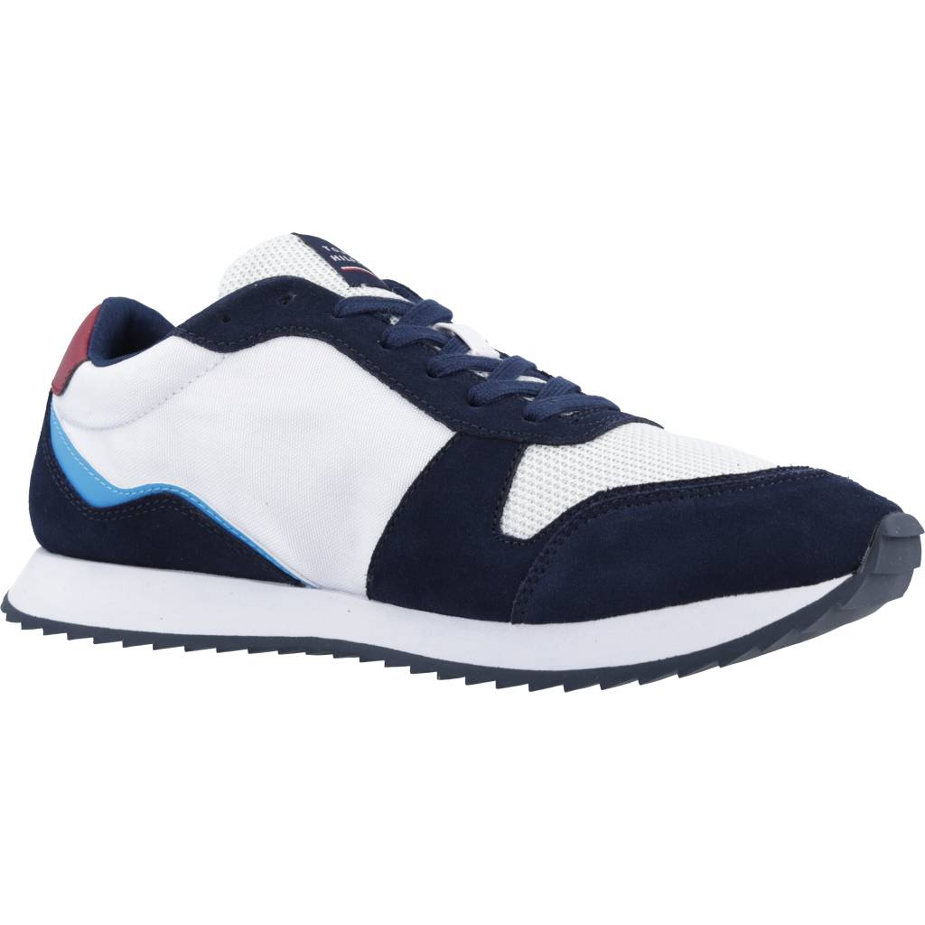 TOMMY HILFIGER  RUNNER EVO MIX en color BLANCO  (5)