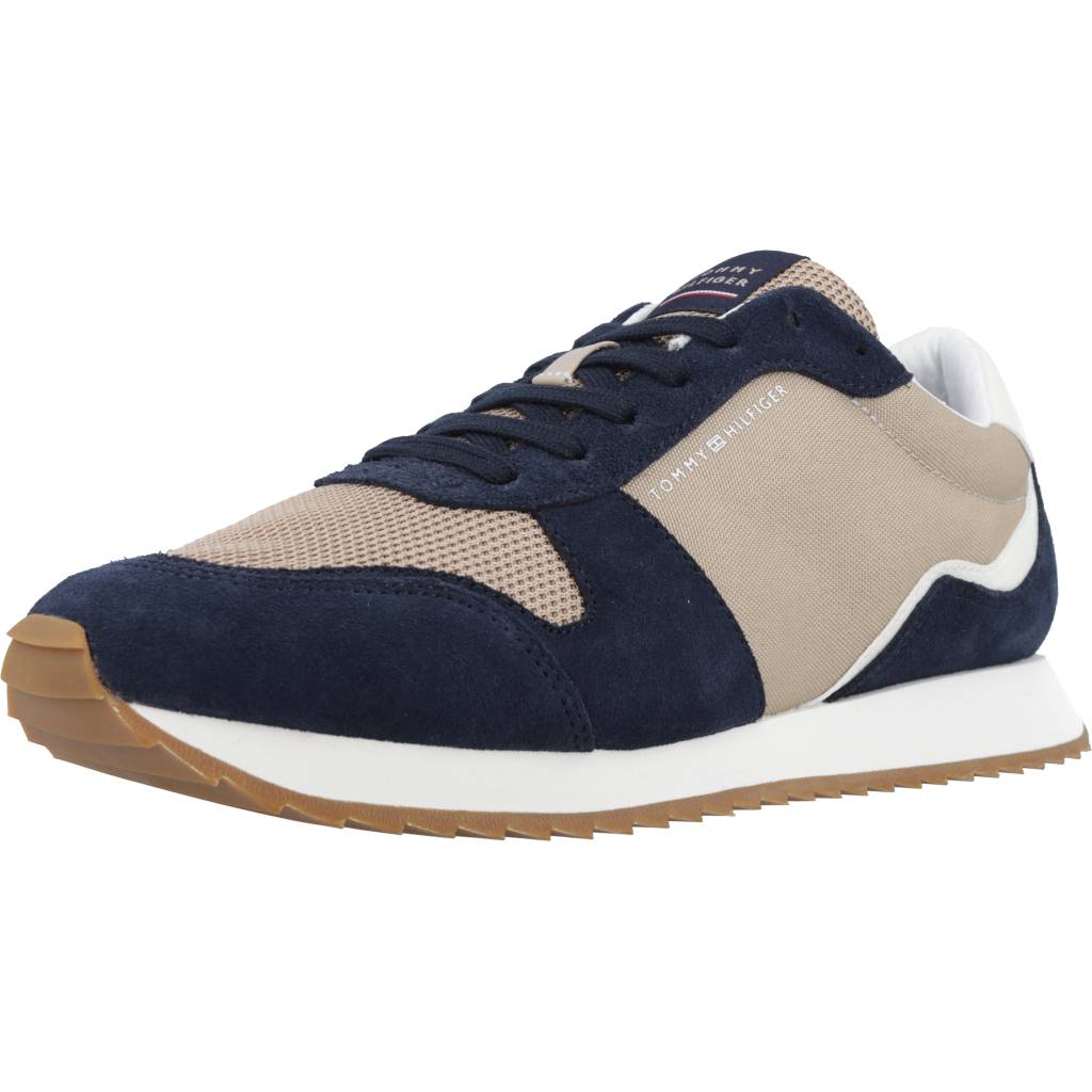 TOMMY HILFIGER  RUNNER EVO MIX en color MARRON  (1)