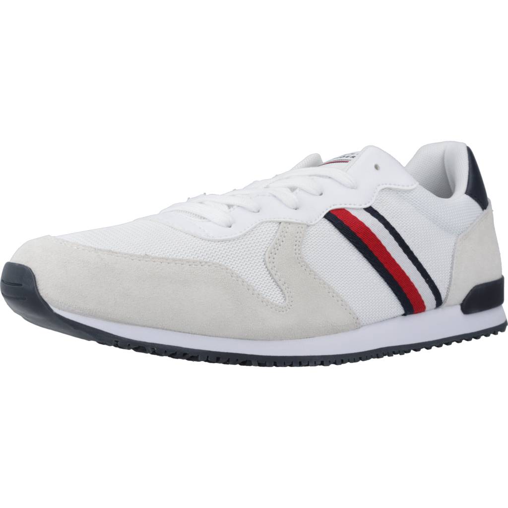 TOMMY HILFIGER ICONIC MIX RUNNER en color BLANCO  (1)