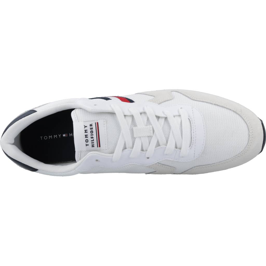 TOMMY HILFIGER ICONIC MIX RUNNER en color BLANCO  (7)