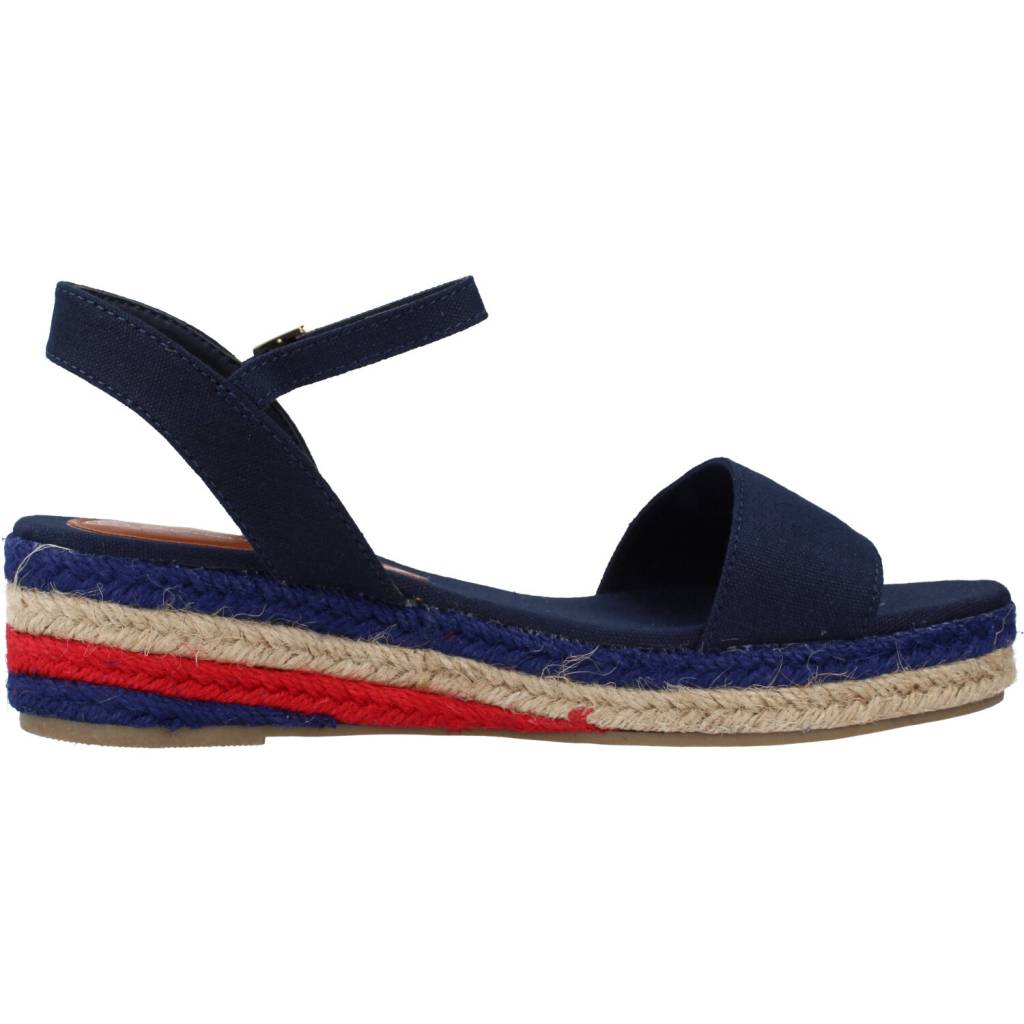 TOMMY HILFIGER ROPE WEDGE SANDAL en color AZUL  (4)