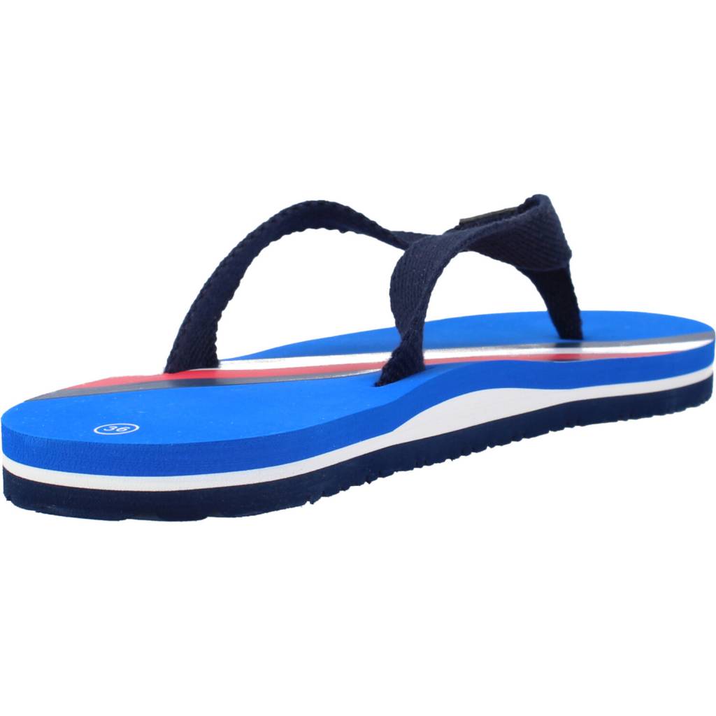 TOMMY HILFIGER STRIPES FLIP FLOP en color AZUL  (3)