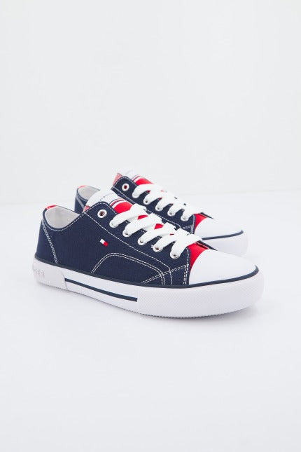 TOMMY HILFIGER  LACE UP en color AZUL  (1)