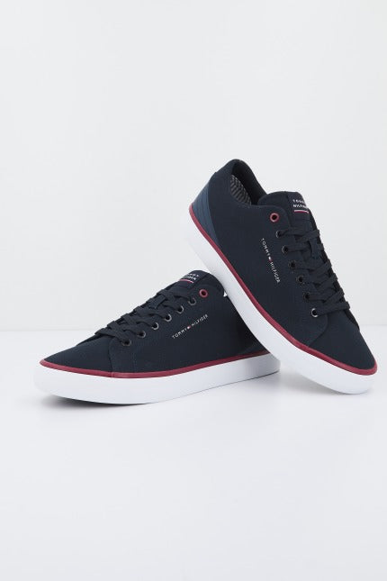 TOMMY HILFIGER TH HI VULC CORE LOW CANV en color AZUL  (1)