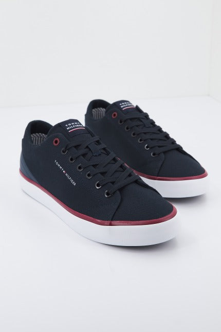 TOMMY HILFIGER TH HI VULC CORE LOW CANV en color AZUL  (2)