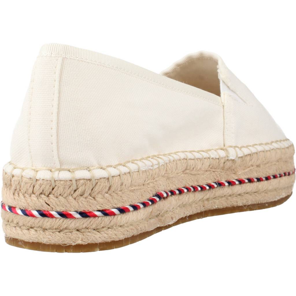 TOMMY HILFIGER TH EMBROIDERED FLATFORM en color BLANCO  (3)