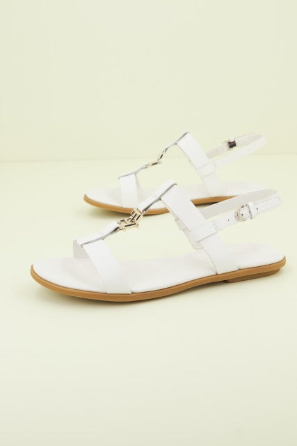 TOMMY HILFIGER TH FLAT SANDAL en color BLANCO  (2)