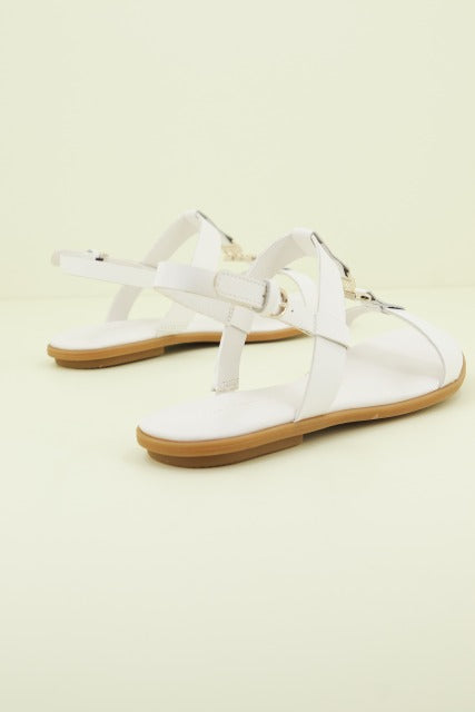 TOMMY HILFIGER TH FLAT SANDAL en color BLANCO  (3)