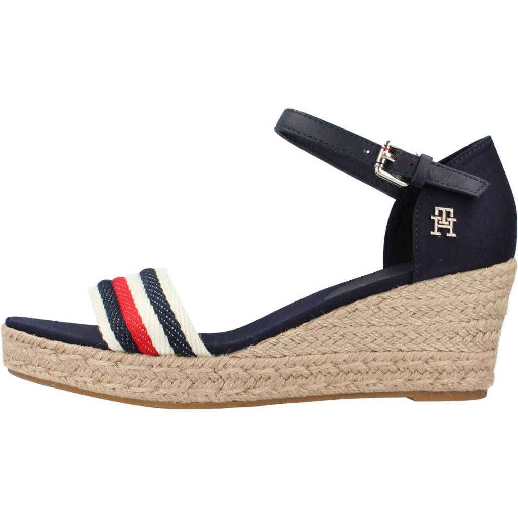 TOMMY HILFIGER  MID WEDGE CORPORATE en color AZUL  (2)