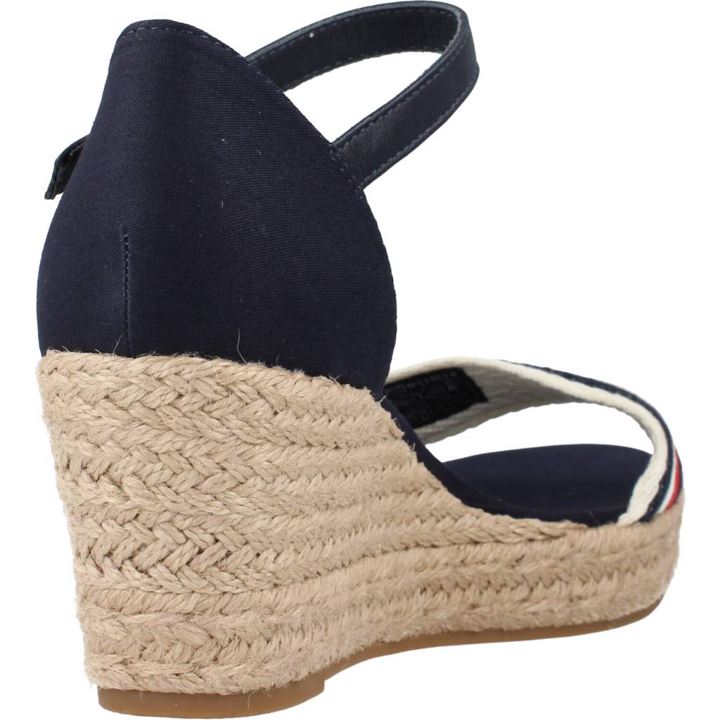 TOMMY HILFIGER  MID WEDGE CORPORATE en color AZUL  (3)