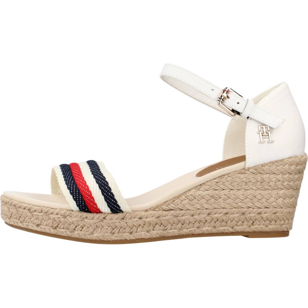 TOMMY HILFIGER MID WEDGE CORPORATE en color BLANCO  (2)