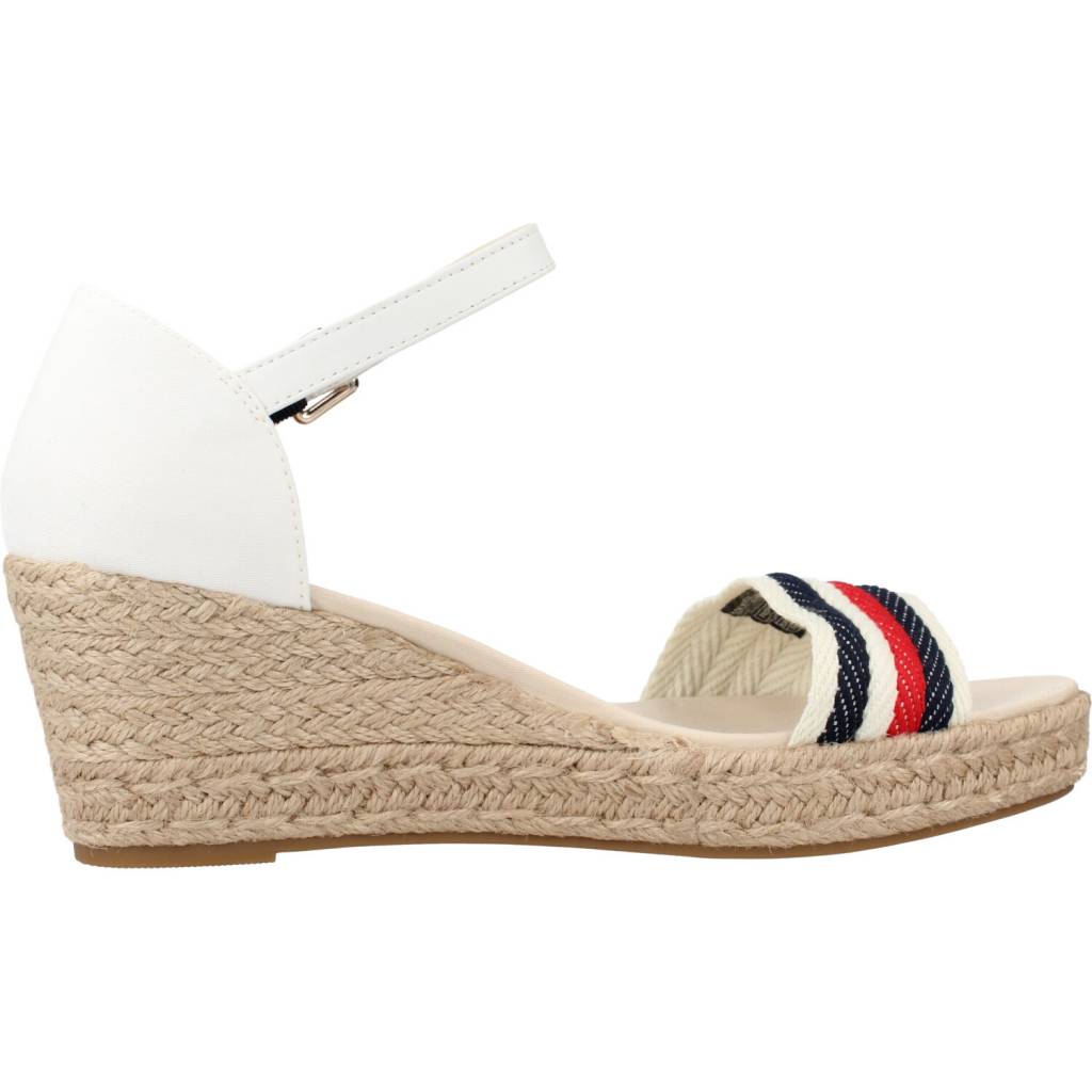 TOMMY HILFIGER MID WEDGE CORPORATE en color BLANCO  (4)