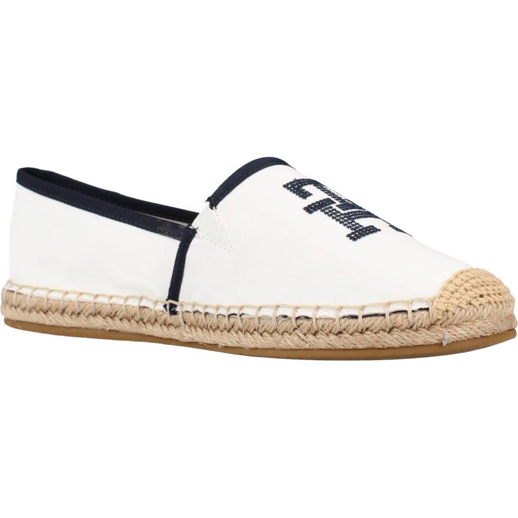 TOMMY HILFIGER TH EMBROIDERED ESPADRILL en color BLANCO  (5)