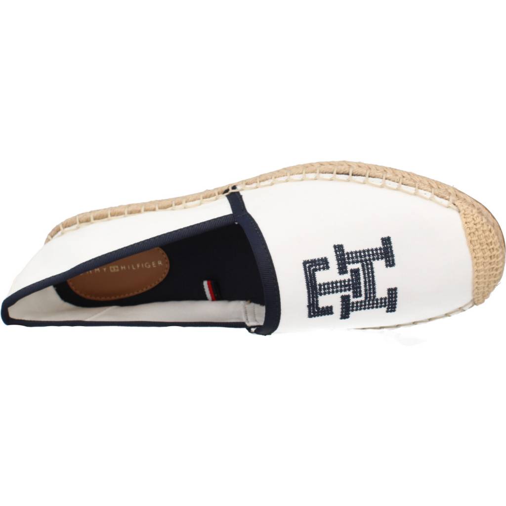 TOMMY HILFIGER TH EMBROIDERED ESPADRILL en color BLANCO  (7)