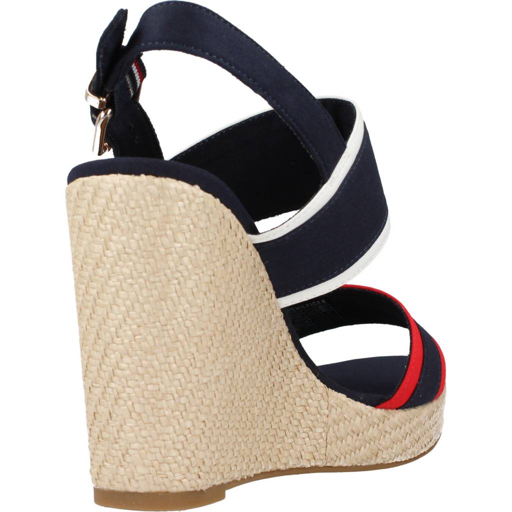 TOMMY HILFIGER RWB FEMININE WEDGE en color AZUL  (3)