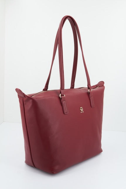 TOMMY HILFIGER POPPY PLUS TOTE en color BURDEOS  (1)