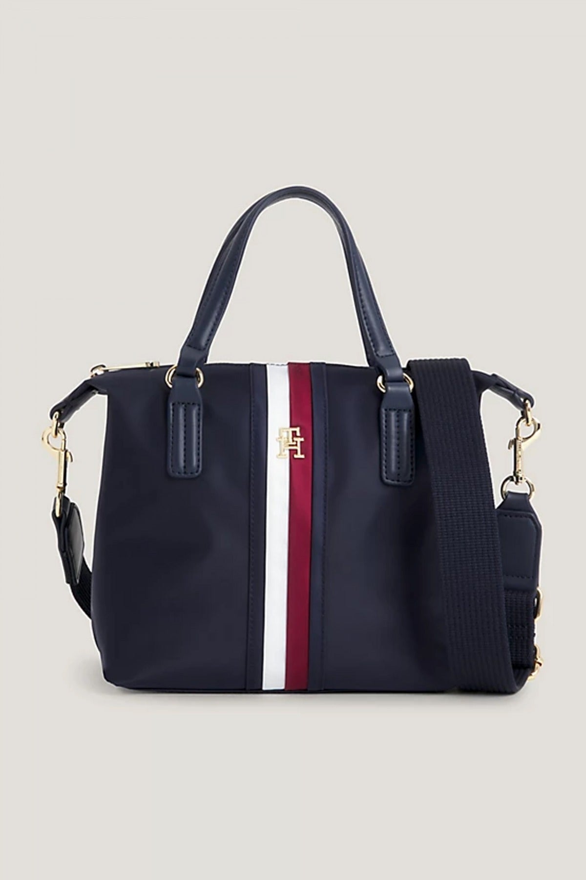 TOMMY HILFIGER POPPY SMALL TOTE CORP en color AZUL  (2)