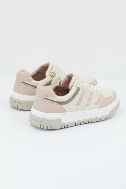 TOMMY HILFIGER LOW CUT LACE-UP SNEAKER en color ROSA  (2)