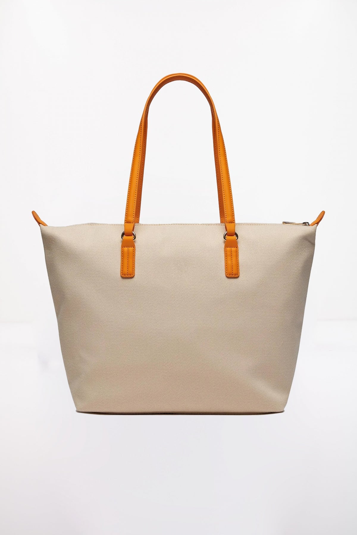 TOMMY HILFIGER POPPY CANVAS TOTE en color MARRON CLARO  (3)