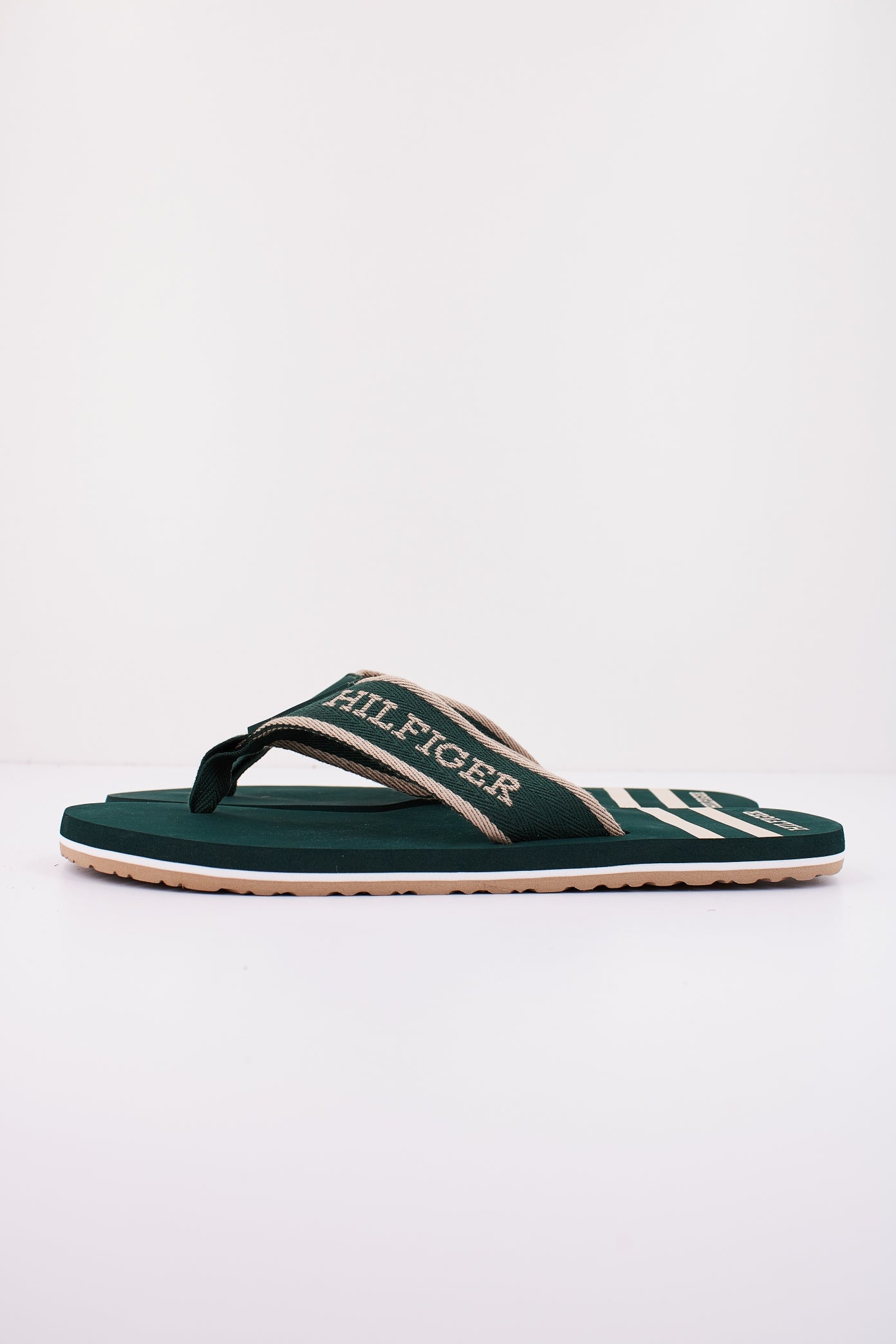 TOMMY HILFIGER SPORTY HILFIGER BEACH SANDAL en color VERDE  (1)