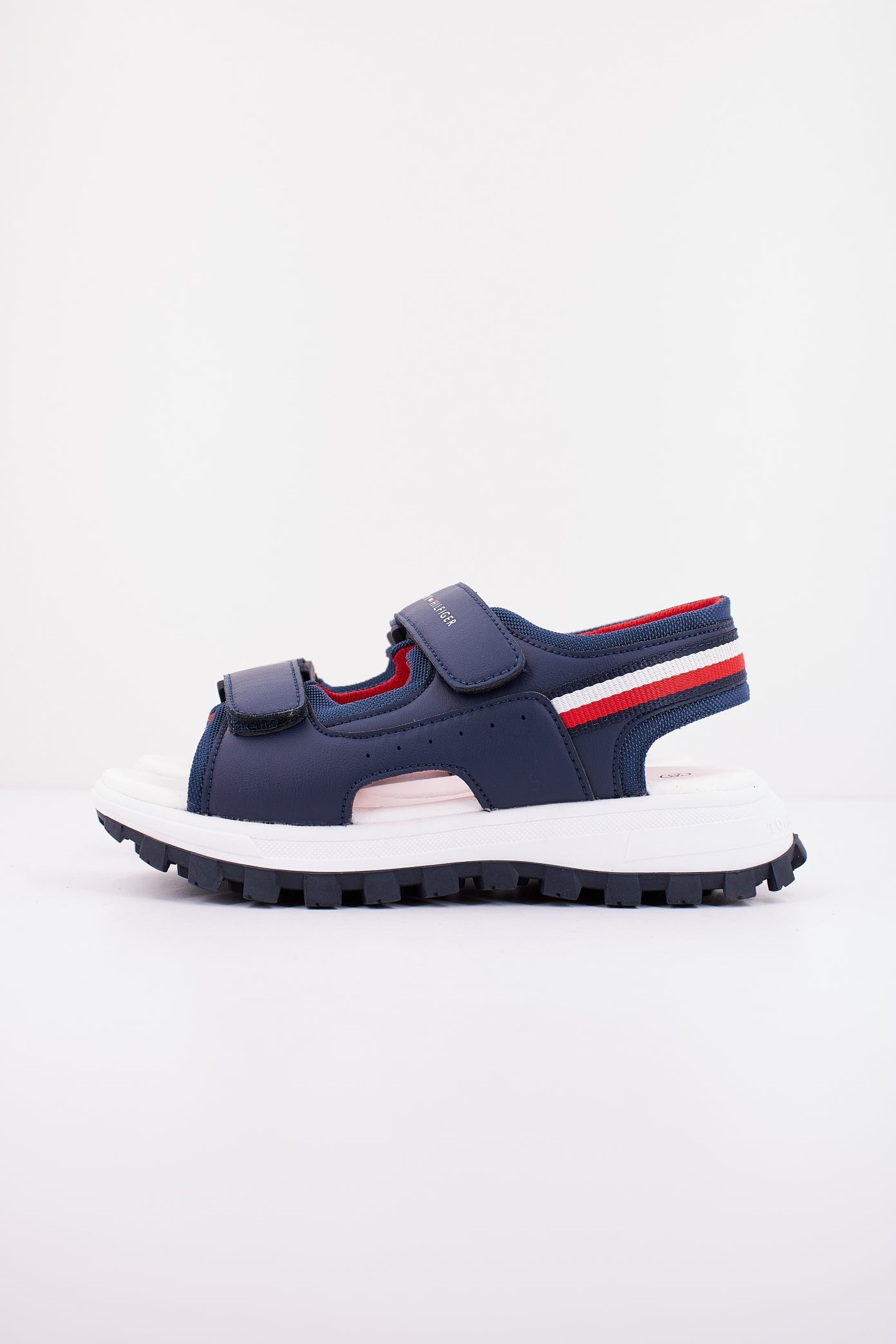 TOMMY HILFIGER SANDALO STRIPES VELCRO en color AZUL  (1)