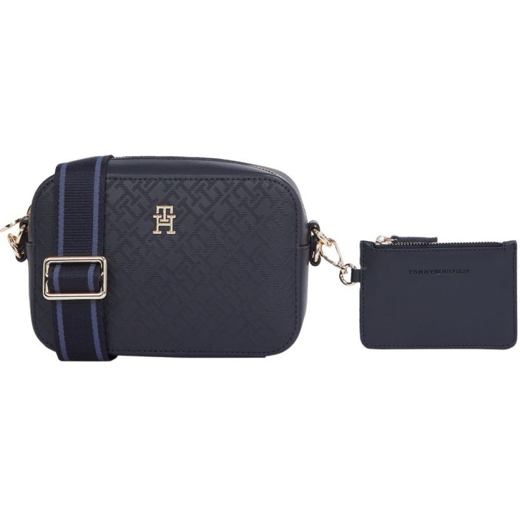 TOMMY HILFIGER DISTINVT CAMERA BAG MONO en color AZUL  (4)