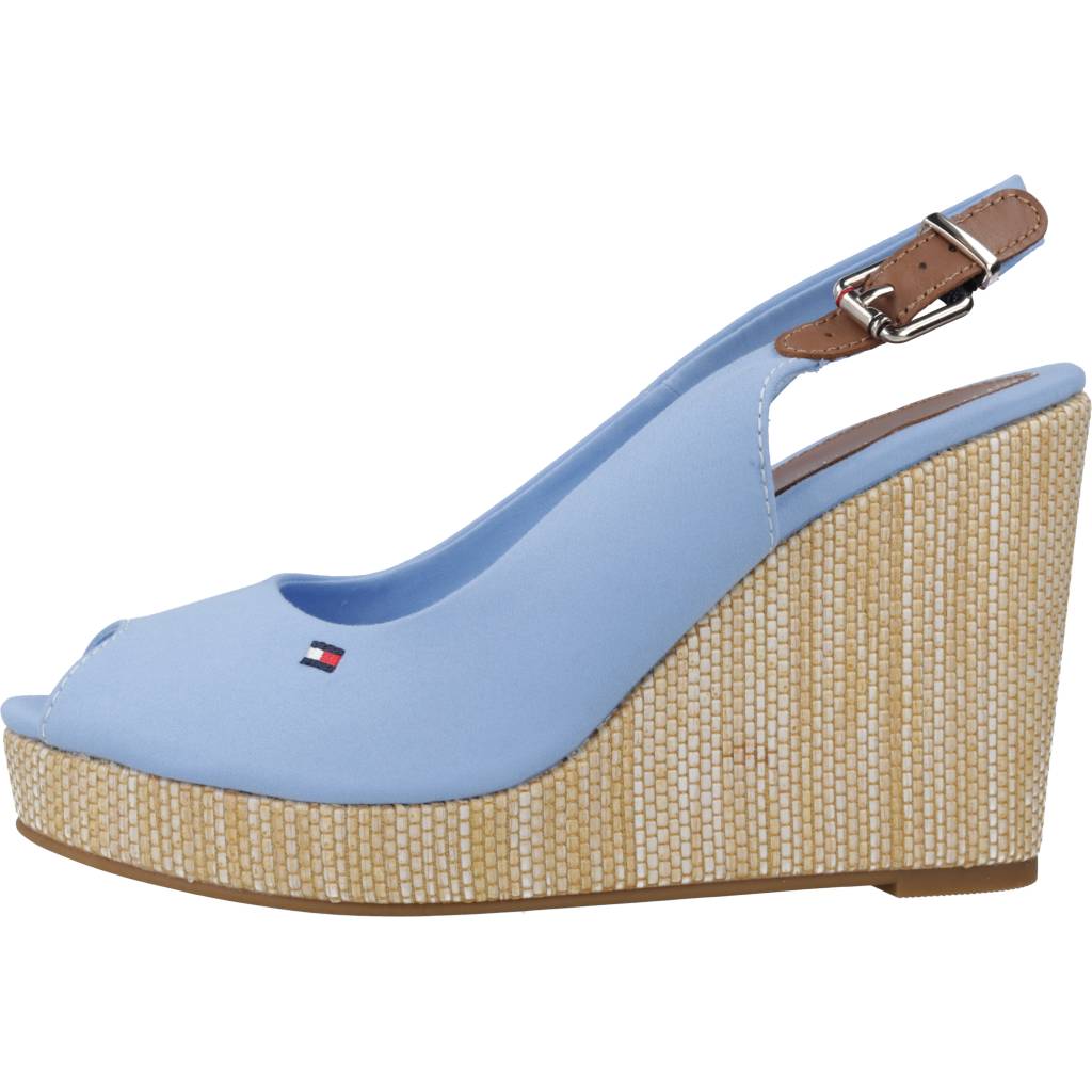 TOMMY HILFIGER  ICONIC ELENA SLING BACK en color AZUL  (2)